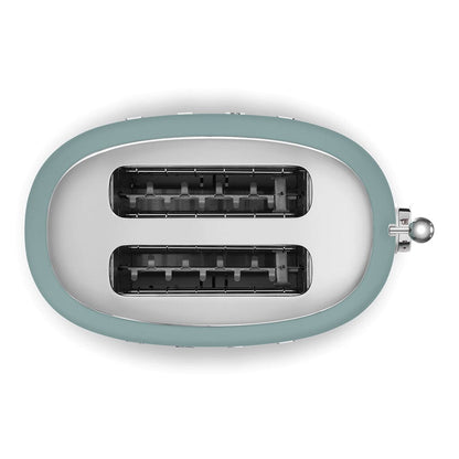 Smeg - Broodroosters | Emerald Green | Jaren 50 | Toaster 2x2 Broodrooster Smeg 