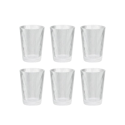 Stelton - Pilastro drinkglas 0,24 l. 6 stuks helder Stelton 