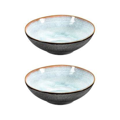 Medard de Noblat - Shadow Aqua Salad Bowl 24 cm (set of 2)