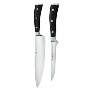 Wüsthof - Classic Ikon 2-delige Messenset - Koksmes + Fileermes Messenset Wusthof 