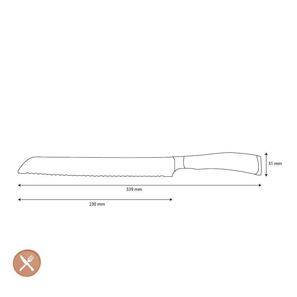 Wusthof - Classic Ikon Broodmes 23 cm Broodmes Wusthof 