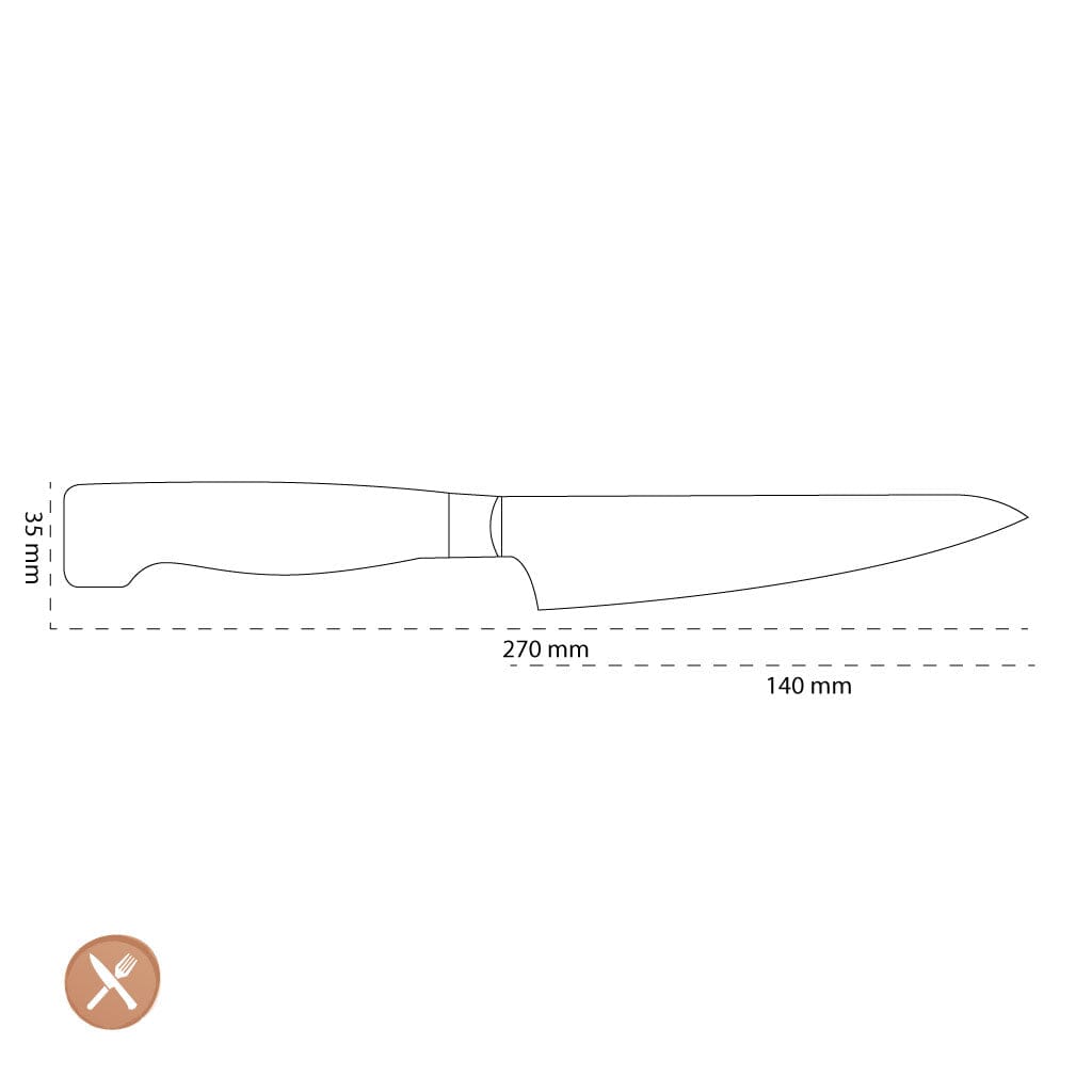 Zwilling - 4 Star Koksmes compact 140 mm Zwilling 