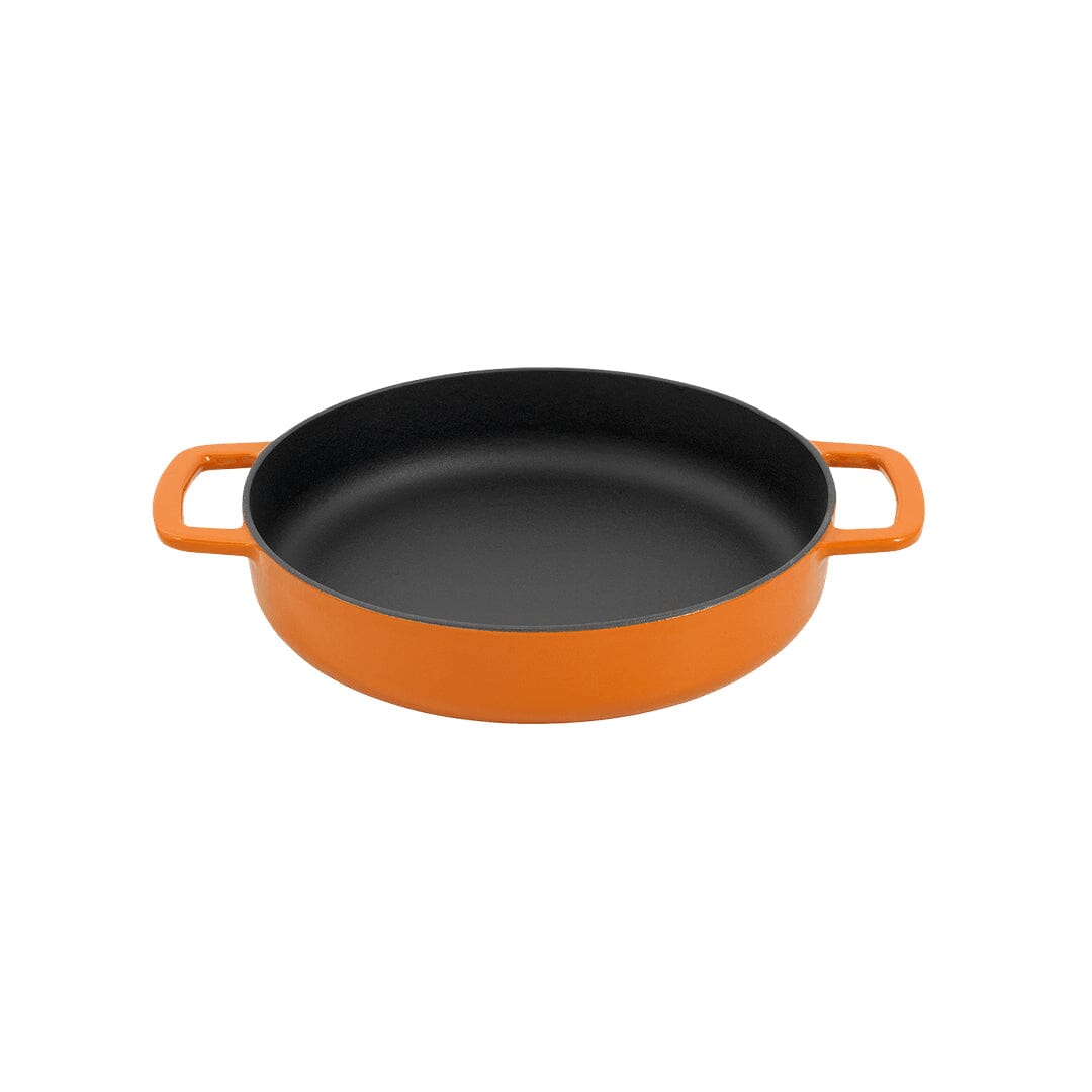 COMBEKK - Sous-Chef Koekenpan Dubbel Handvat 24CM - Oranje Koekenpan Combekk 