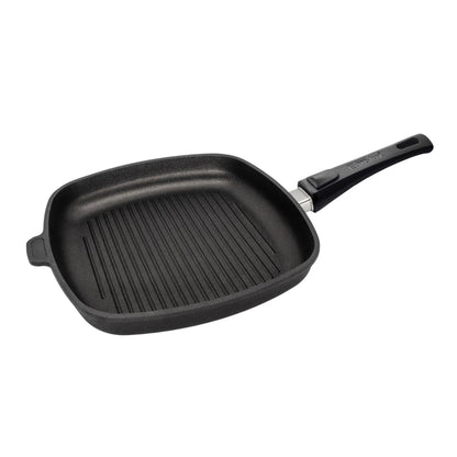 Eurolux - Grillpan met afneembare steel 28 x 28 x 4,5 cm Grillpan Eurolux 